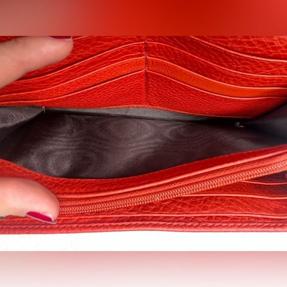 💯 AUTH Gucci Soho half flap wallet on chain - Picture 9 of 14